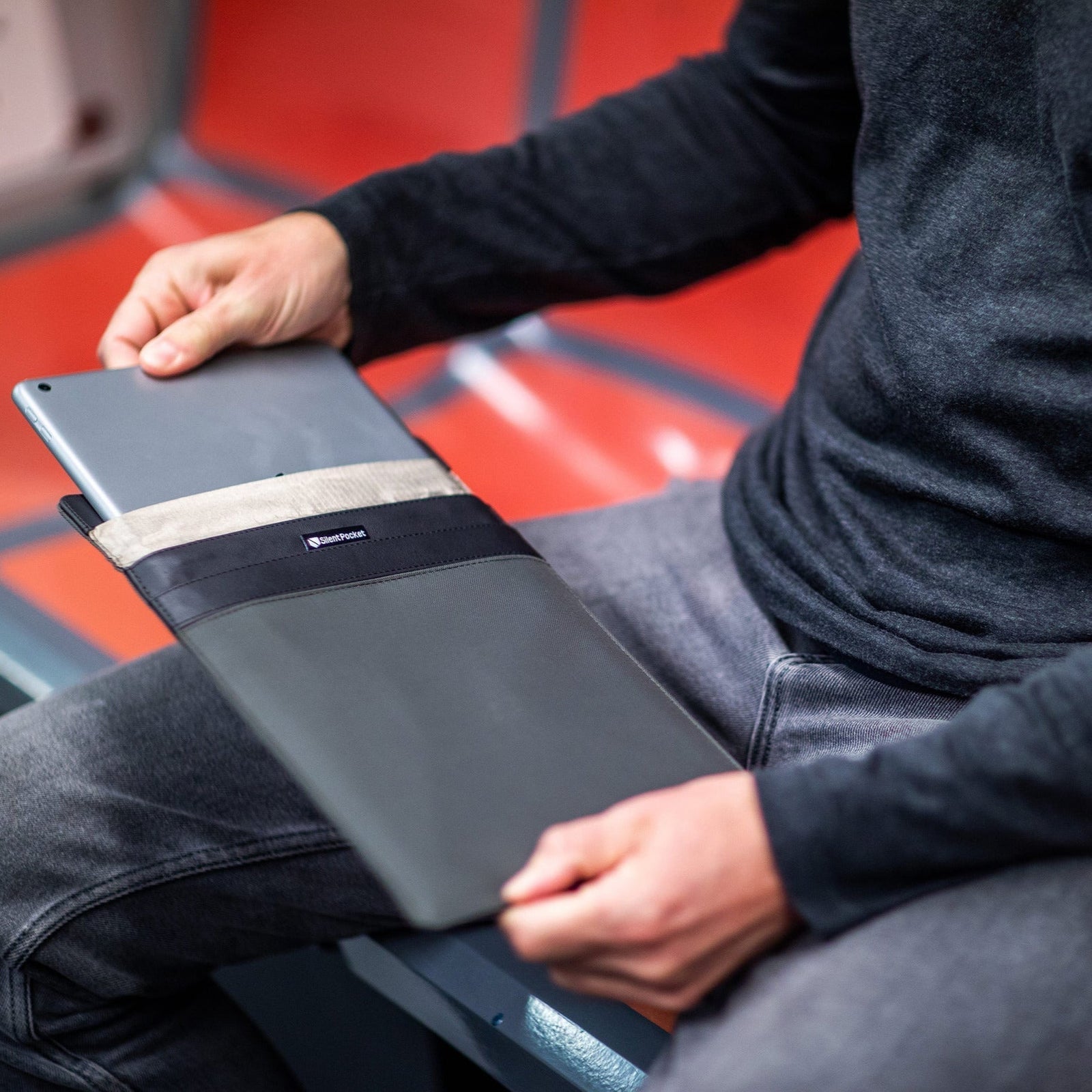 SLNT Utility Faraday Sleeves for Tablets Weatherproof Nylon Black Accessories SLNT Tactical Gear Supplier Tactical Distributors Australia