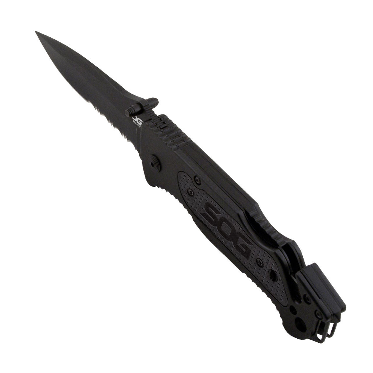 SOG Escape Bead Blast Knife and Rescue Tool Black Knives SOG Knives Tactical Gear Supplier Tactical Distributors Australia