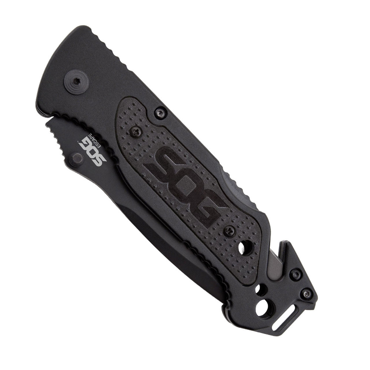 SOG Escape Bead Blast Knife and Rescue Tool Black Knives SOG Knives Tactical Gear Supplier Tactical Distributors Australia