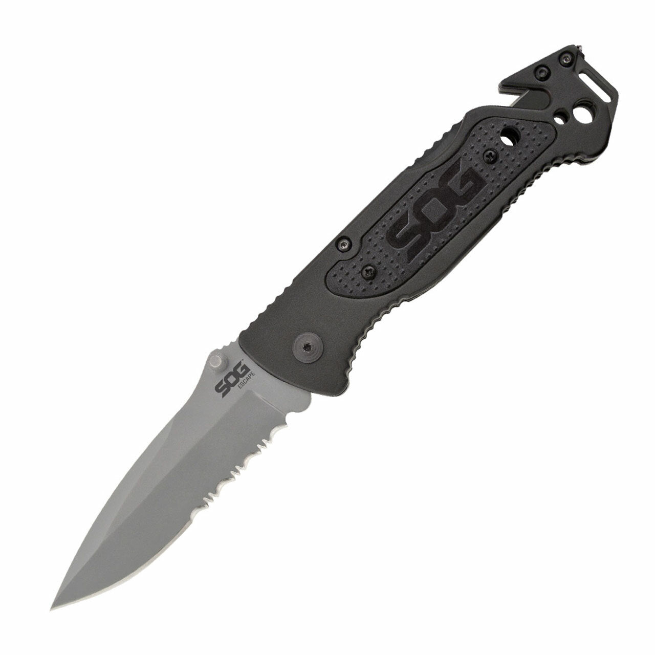 SOG Escape Bead Blast Knife and Rescue Tool Grey Knives SOG Knives Tactical Gear Supplier Tactical Distributors Australia