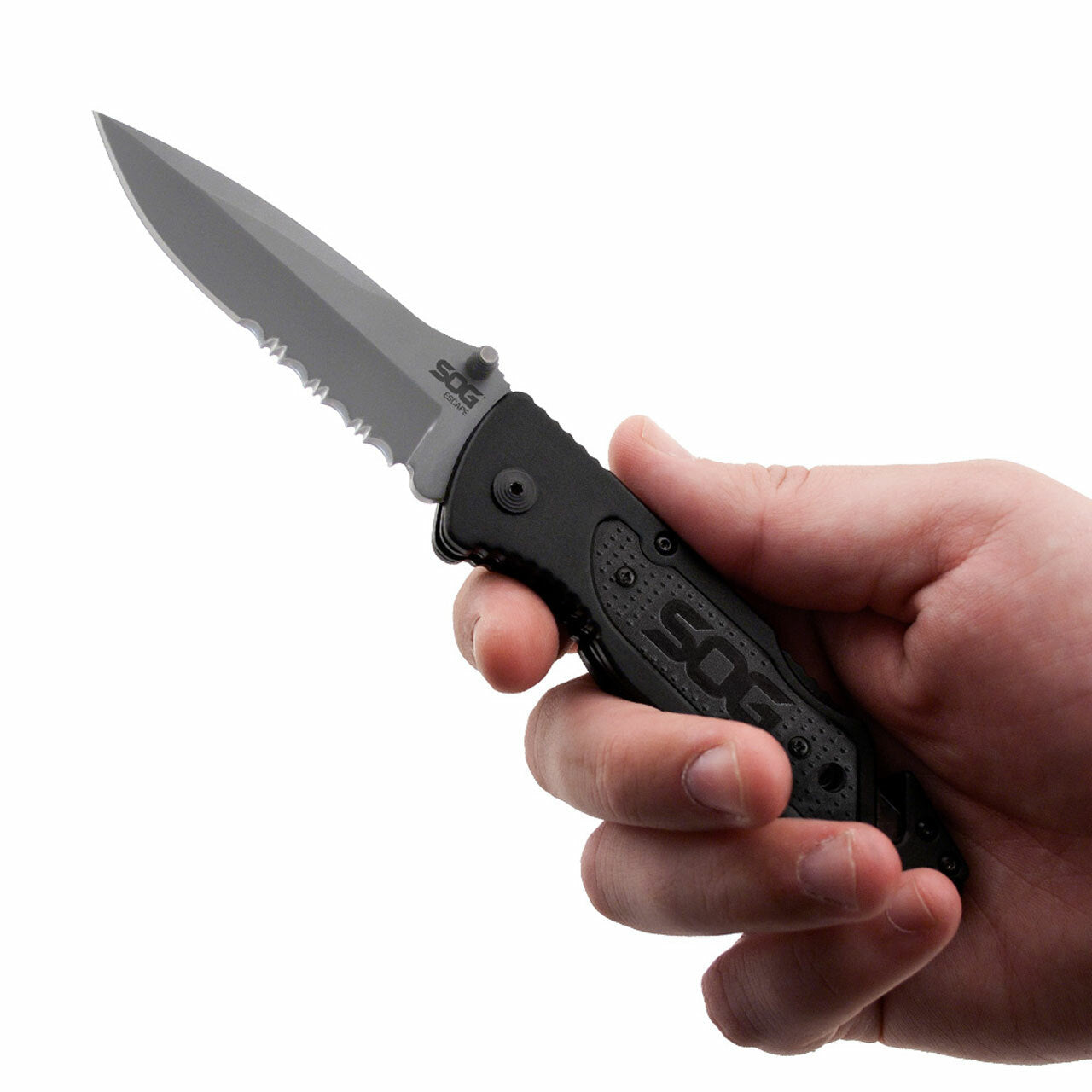 SOG Escape Bead Blast Knife and Rescue Tool Grey Knives SOG Knives Tactical Gear Supplier Tactical Distributors Australia