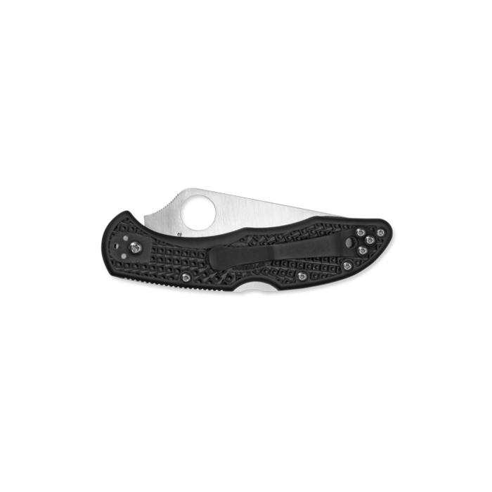 Spyderco Delica 4 Lightweight Black Serrated Blade Folding Knife Knives Spyderco Tactical Gear Supplier Tactical Distributors Australia