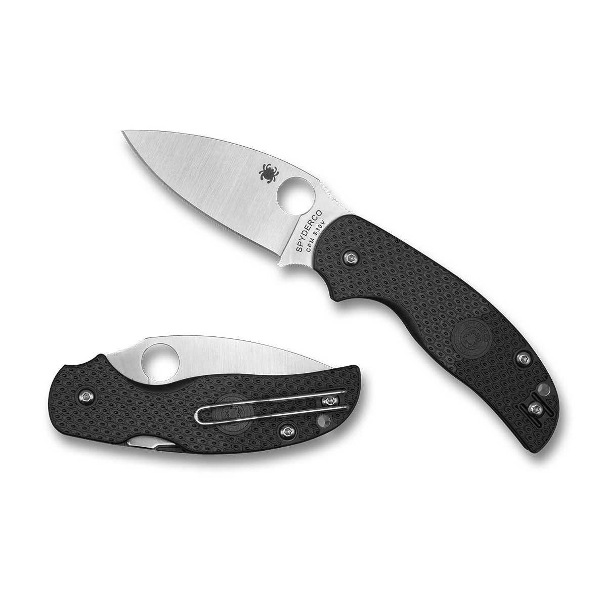 Spyderco Sage 5 Alzheimer&#39;s Lightweight Black - Plain blade Knives Spyderco Tactical Gear Supplier Tactical Distributors Australia