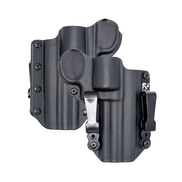 For GLOCK 21 21SF," Right Hand Brown Leather Thumb Break Belt Holster