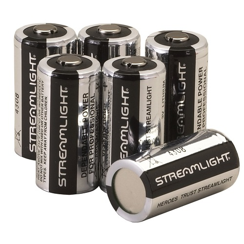 Streamlight CR123A Lithium High Power Batteries - Pack of 6 Batteries Streamlight Tactical Gear Supplier Tactical Distributors Australia