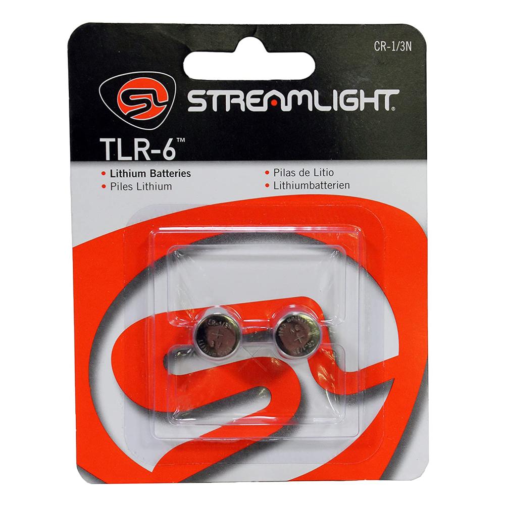 Streamlight CR1/3N Lithium Batteries for TLR-6 Pack of 2 Batteries Streamlight Tactical Gear Supplier Tactical Distributors Australia