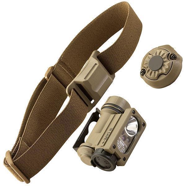 Streamlight Sidewinder Compact II Military Model w/ Helmet Mount & Head Strap Clam 14512 Flashlights and Lighting Streamlight Tactical Gear Supplier Tactical Distributors Australia