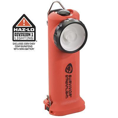 Streamlight Survivor Right Angle LED Rechargeable Light Flashlights and Lighting Streamlight Orange No Charger Tactical Gear Supplier Tactical Distributors Australia