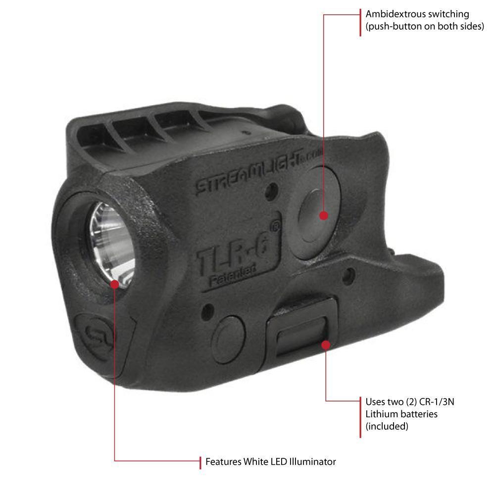 Streamlight TLR-6 for Glock 26/27/33 100-Lumens without Laser Tactical Weapon Light Tactical Gear Tactical Gear Supplier Tactical Distributors Australia