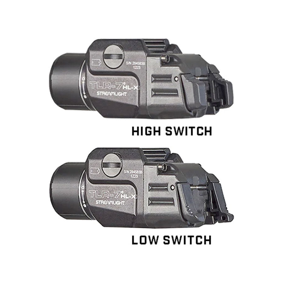 Streamlight TLR-7 HL-X USB Multi-Fuel, Rail-Mounted Light with Interchangeable Rear Paddle Switches