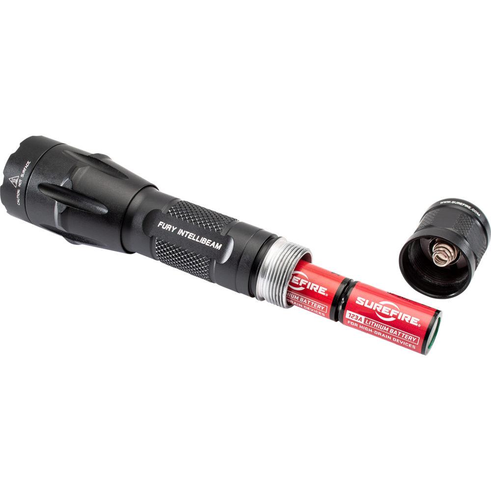 SureFire Fury Intellibeam Auto-Adjusting Dual Fuel LED Flashlight Flashlights and Lighting Surefire Tactical Gear Supplier Tactical Distributors Australia