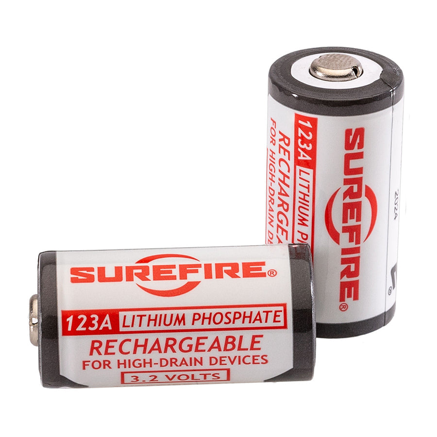 SureFire SFLFP123 Rechargeable Batteries Accessories Surefire 2 Pack of Batteries Only Tactical Gear Supplier Tactical Distributors Australia