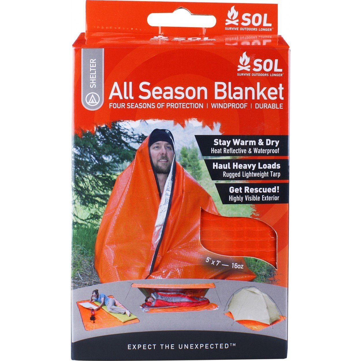 Survive Outdoors Longer SOL All Season Blanket Outdoor and Survival Products Survive Outdoors Longer Tactical Gear Supplier Tactical Distributors Australia