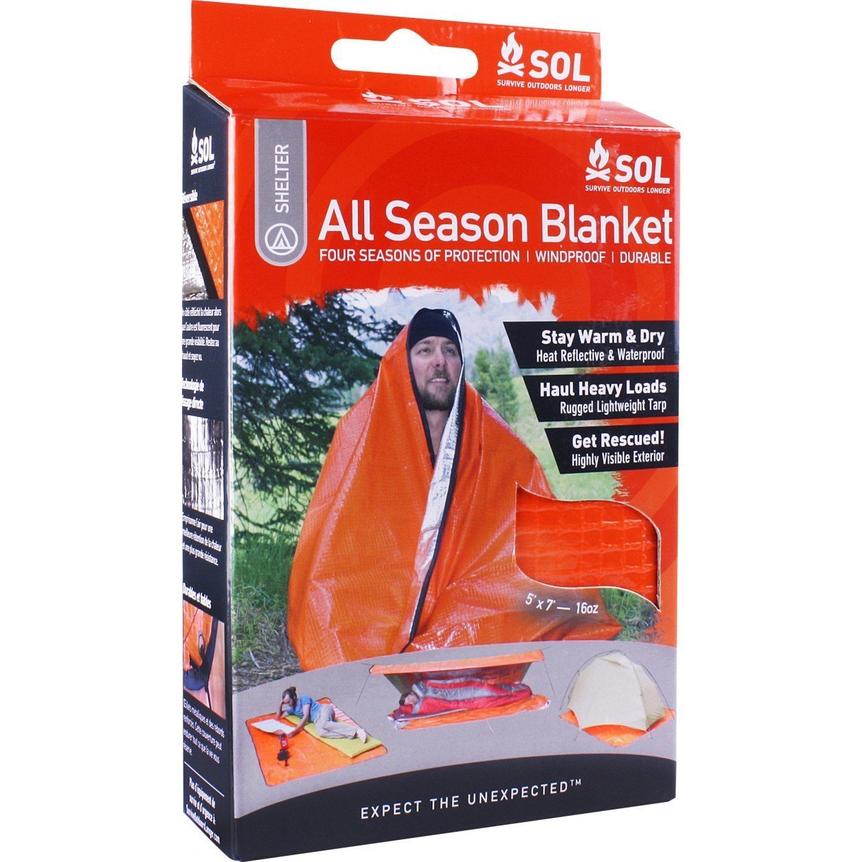 Survive Outdoors Longer SOL All Season Blanket Outdoor and Survival Products Survive Outdoors Longer Tactical Gear Supplier Tactical Distributors Australia