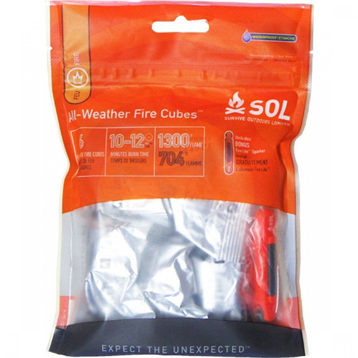 Survive Outdoors Longer SOL All Weather Fire Cubes Outdoor and Survival Survive Outdoors Longer Tactical Gear Supplier Tactical Distributors Australia