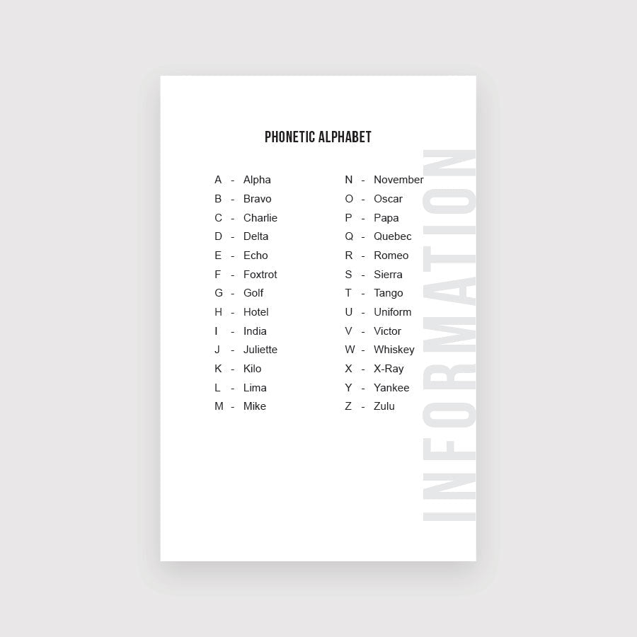 Security Notebook Examples Tactical Gear Law Enforcement Security Notebook