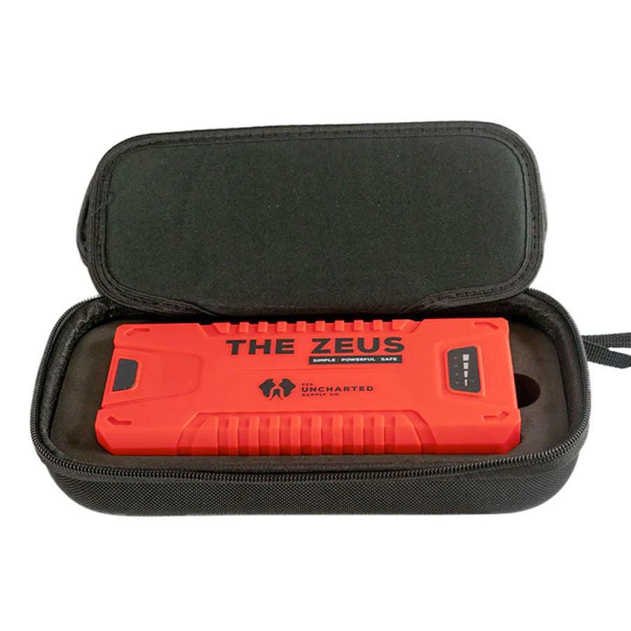 The Zeus Portable Jump Starter & USB Charger from Uncharted Supply Co Accessories Uncharted Supply Co Tactical Gear Supplier Tactical Distributors Australia
