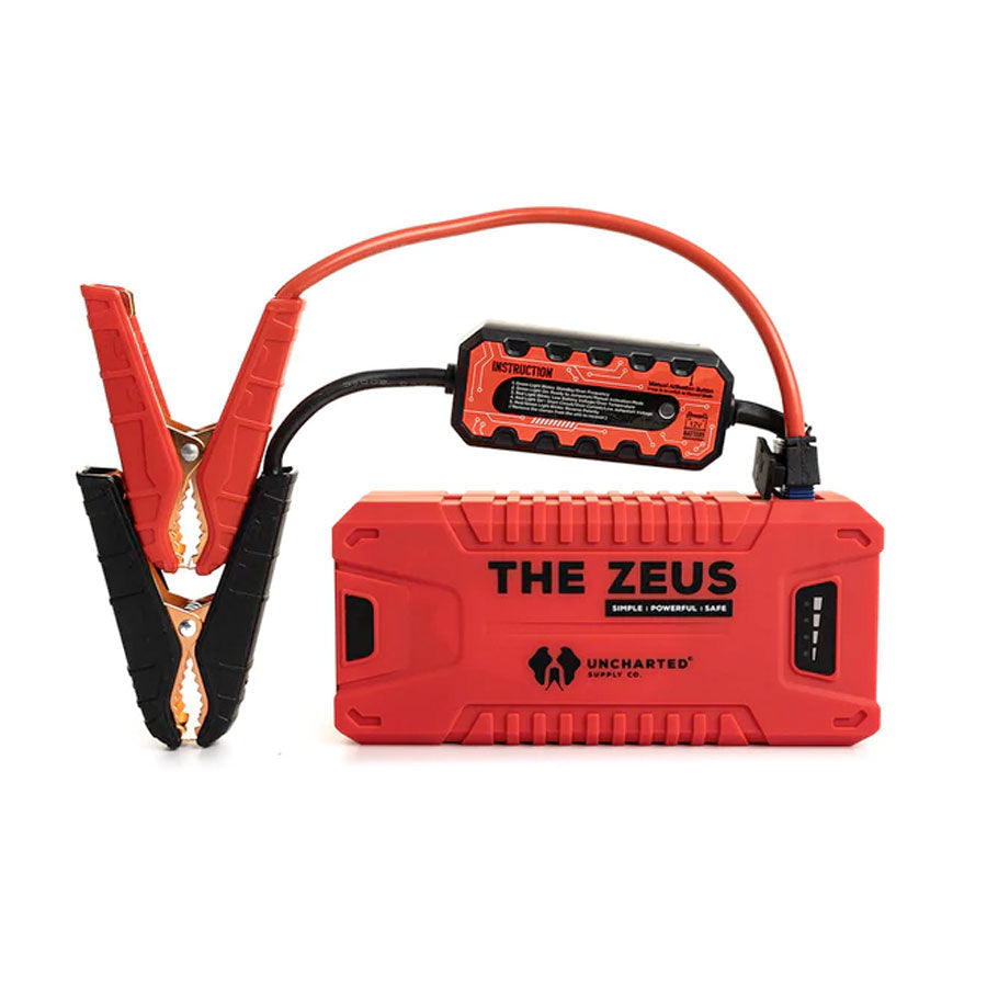 The Zeus Portable Jump Starter &amp; USB Charger from Uncharted Supply Co Accessories Uncharted Supply Co Tactical Gear Supplier Tactical Distributors Australia