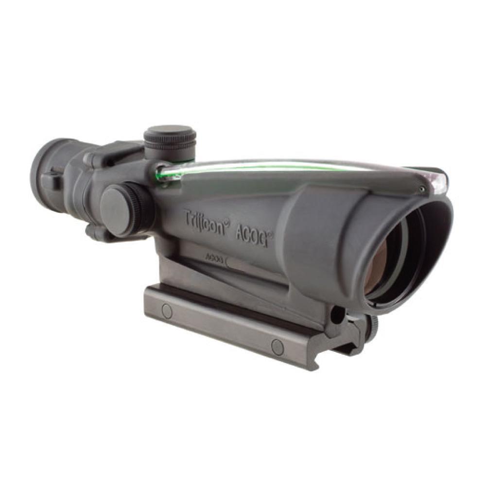 Trijicon ACOG 3.5x35 Scope Calibrated for .223 (5.56) Dual Illuminated Horseshoe Reticle with TA51 Mount Optics Trijicon Dual Illuminated Green Horseshoe Tactical Gear Supplier Tactical Distributors Australia