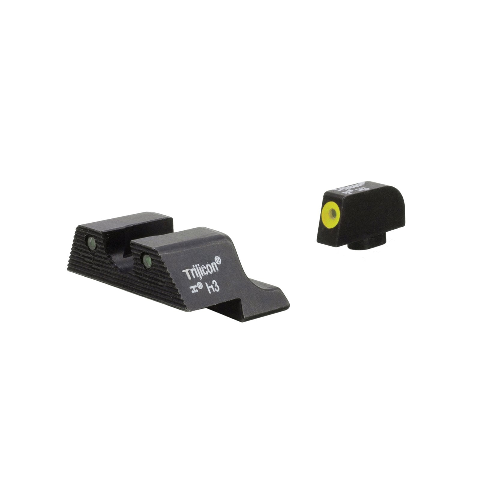 Trijicon HD XR Night Sights for Glock Standard Frames Firearm Accessories Trijicon Yellow Front Outline Tactical Gear Supplier Tactical Distributors Australia