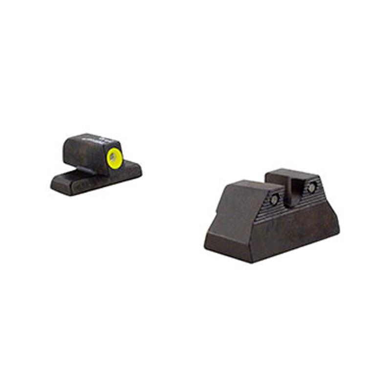 Trijicon H&amp;K USP Compact HD Night Sight Set Firearm Accessories Trijicon Yellow Front Outline Tactical Gear Supplier Tactical Distributors Australia