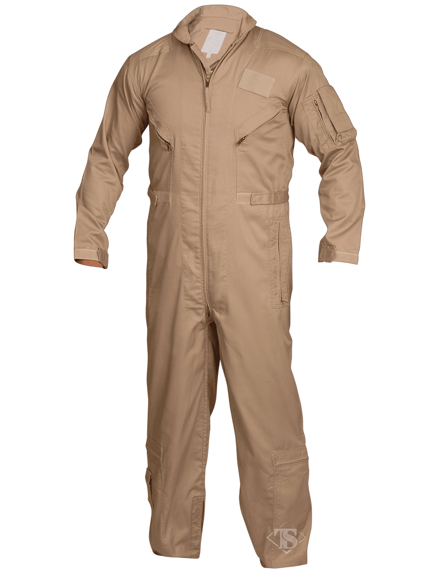 TruSpec 27P Flight Suit Overall Khaki Coveralls TruSpec Tactical Gear Supplier Tactical Distributors Australia