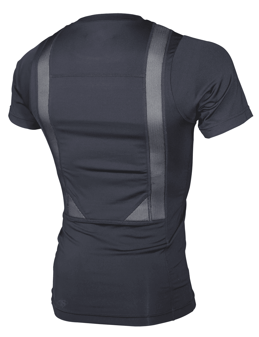 TruSpec Mens Concealed Armour Shirt Black Base Layers TruSpec Extra Small Tactical Gear Supplier Tactical Distributors Australia