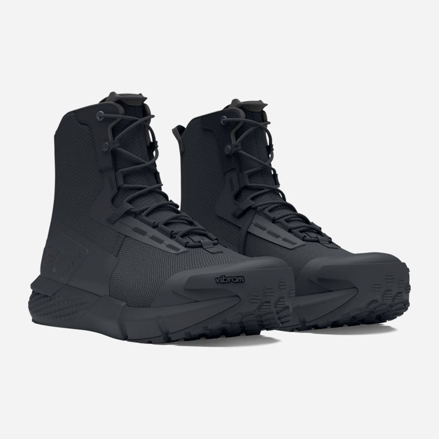 Under Armour Men's Charged Valsetz Wide 4E Tactical Boots Black Boots Under Armour Tactical Gear Supplier Tactical Distributors Australia