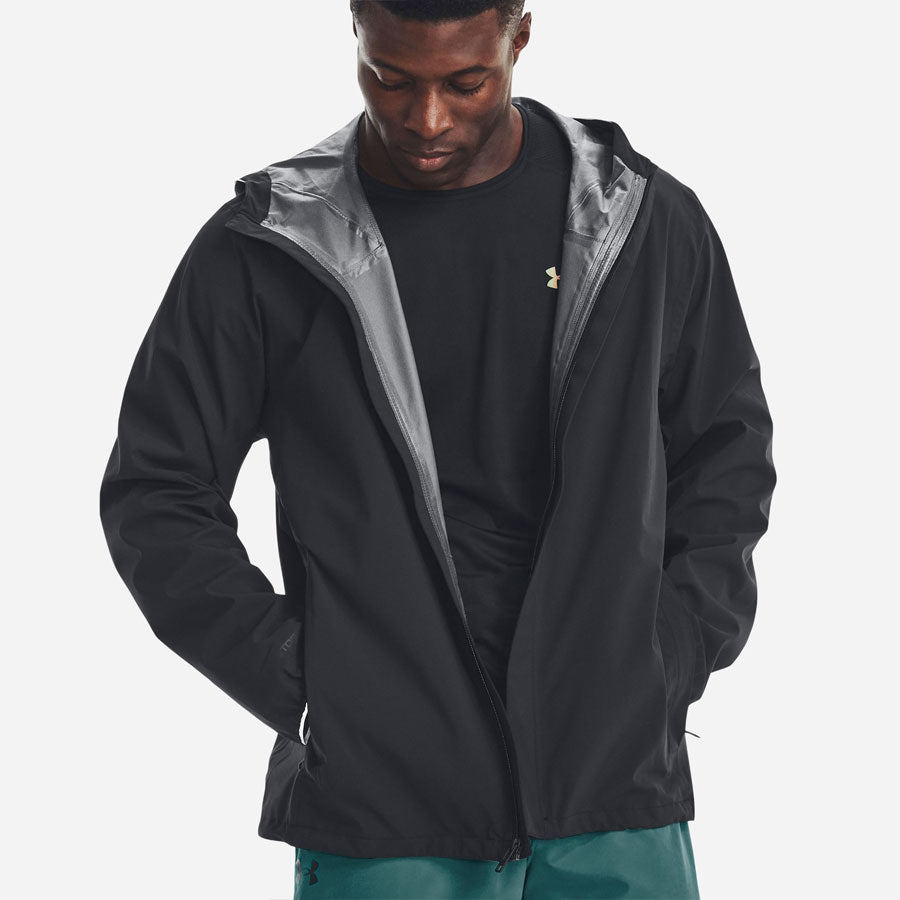 Under Armour Men's Stormproof Cloudstrike Stretch Jacket Jackets Under Armour Black Small Tactical Gear Supplier Tactical Distributors Australia