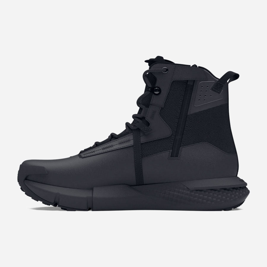 Under Armour Men's Valsetz Waterproof Zip Tactical Boots Black Boots Under Armour Tactical Gear Supplier Tactical Distributors Australia