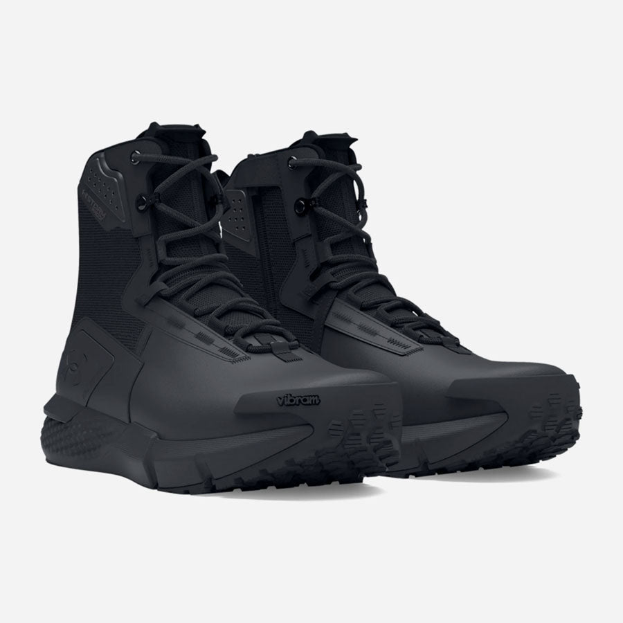 Under Armour Men's Valsetz Waterproof Zip Tactical Boots Black Boots Under Armour Tactical Gear Supplier Tactical Distributors Australia