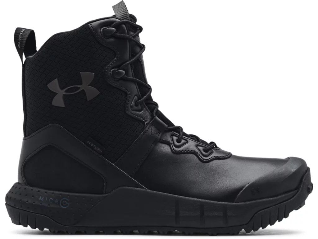 Under Armour Tactical Micro G Valsetz All Leather Waterproof Boots Footwear Under Armour 6 US Mens Tactical Gear Supplier Tactical Distributors Australia