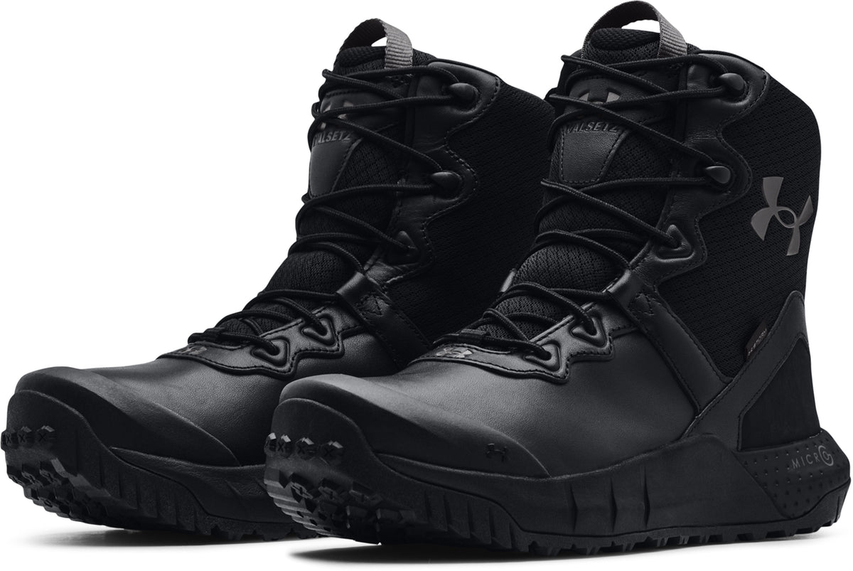 Under Armour Tactical Micro G Valsetz All Leather Waterproof Boots Footwear Under Armour 6 US Mens Tactical Gear Supplier Tactical Distributors Australia