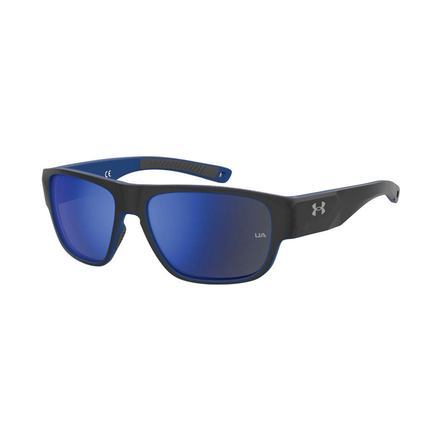 Under Armour UA Scorcher Sunglasses Matte Black/Royal Frame, Blue Mirror Lens Sunglasses Under Armour Tactical Gear Supplier Tactical Distributors Australia