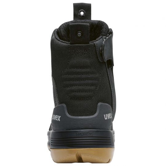 UVEX 3 X-Flow Side-Zip Work Boot Black/Tan Footwear Uvex Tactical Gear Supplier Tactical Distributors Australia