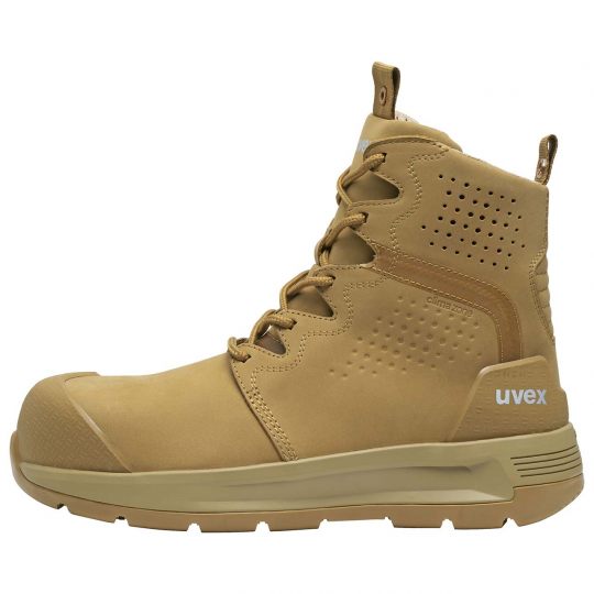 UVEX 3 X-Flow Tan Work Boot Wheat Footwear Uvex Tactical Gear Supplier Tactical Distributors Australia