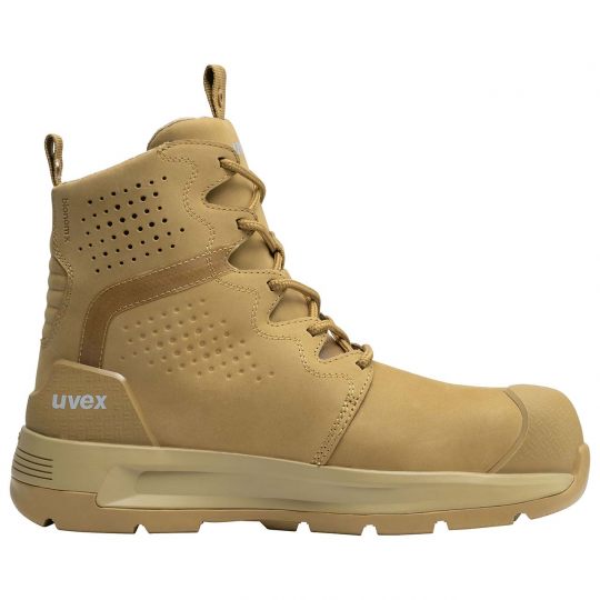 UVEX 3 X-Flow Tan Work Boot Wheat Footwear Uvex US 7 Tactical Gear Supplier Tactical Distributors Australia