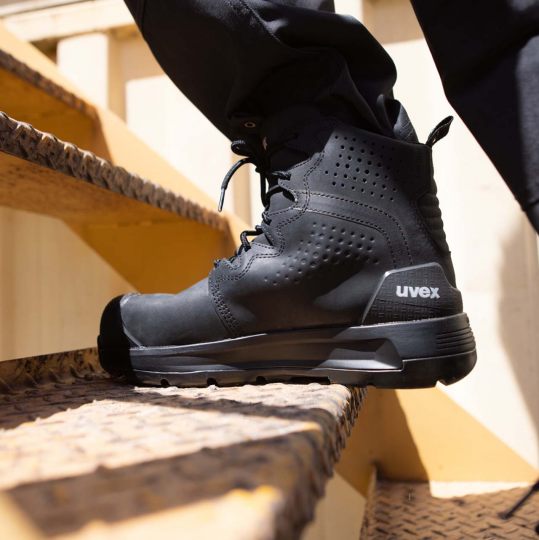 UVEX 3 X-Flow Work Boot Black Footwear Uvex Tactical Gear Supplier Tactical Distributors Australia