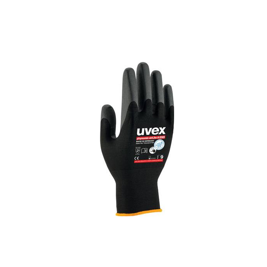 UVEX Phynomic AirLite A ESD Assembly Glove Size 8 Uvex Tactical Gear Supplier Tactical Distributors Australia