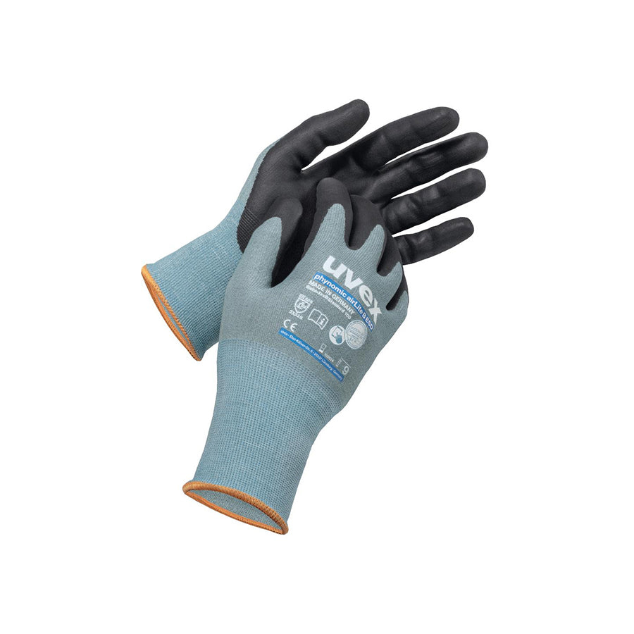 UVEX Phynomic AirLite B ESD Cut Protection Glove Size 8 Uvex Tactical Gear Supplier Tactical Distributors Australia