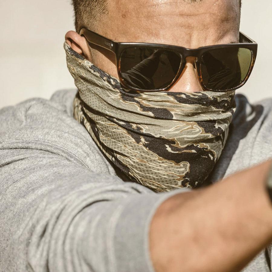 VIKTOS Adaptable Mekong Face Mask Tiger Green Accessories VIKTOS Tactical Gear Supplier Tactical Distributors Australia