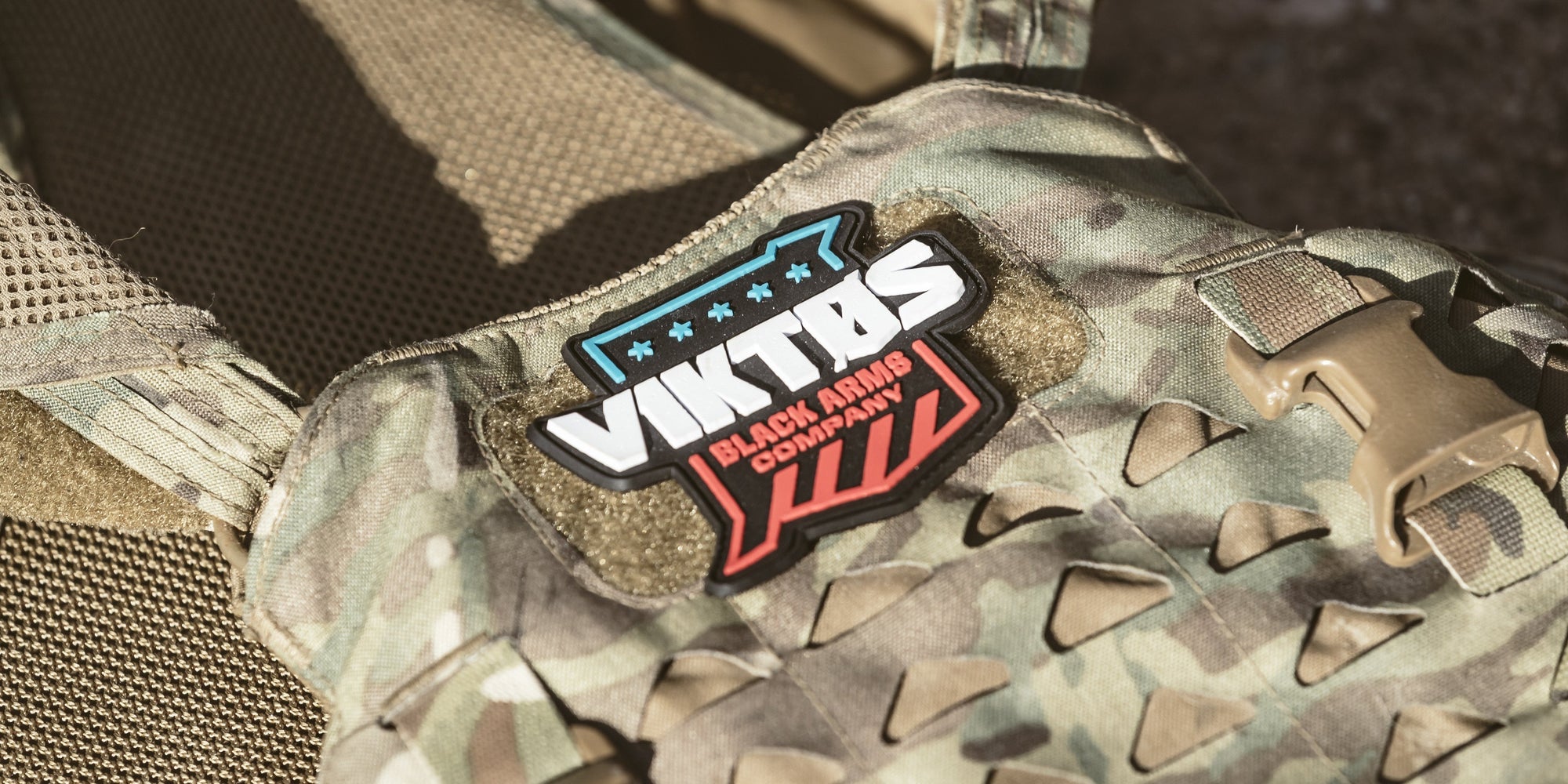 VIKTOS Brazen Shield Moralpha Patch Black Accessories VIKTOS Tactical Gear Supplier Tactical Distributors Australia