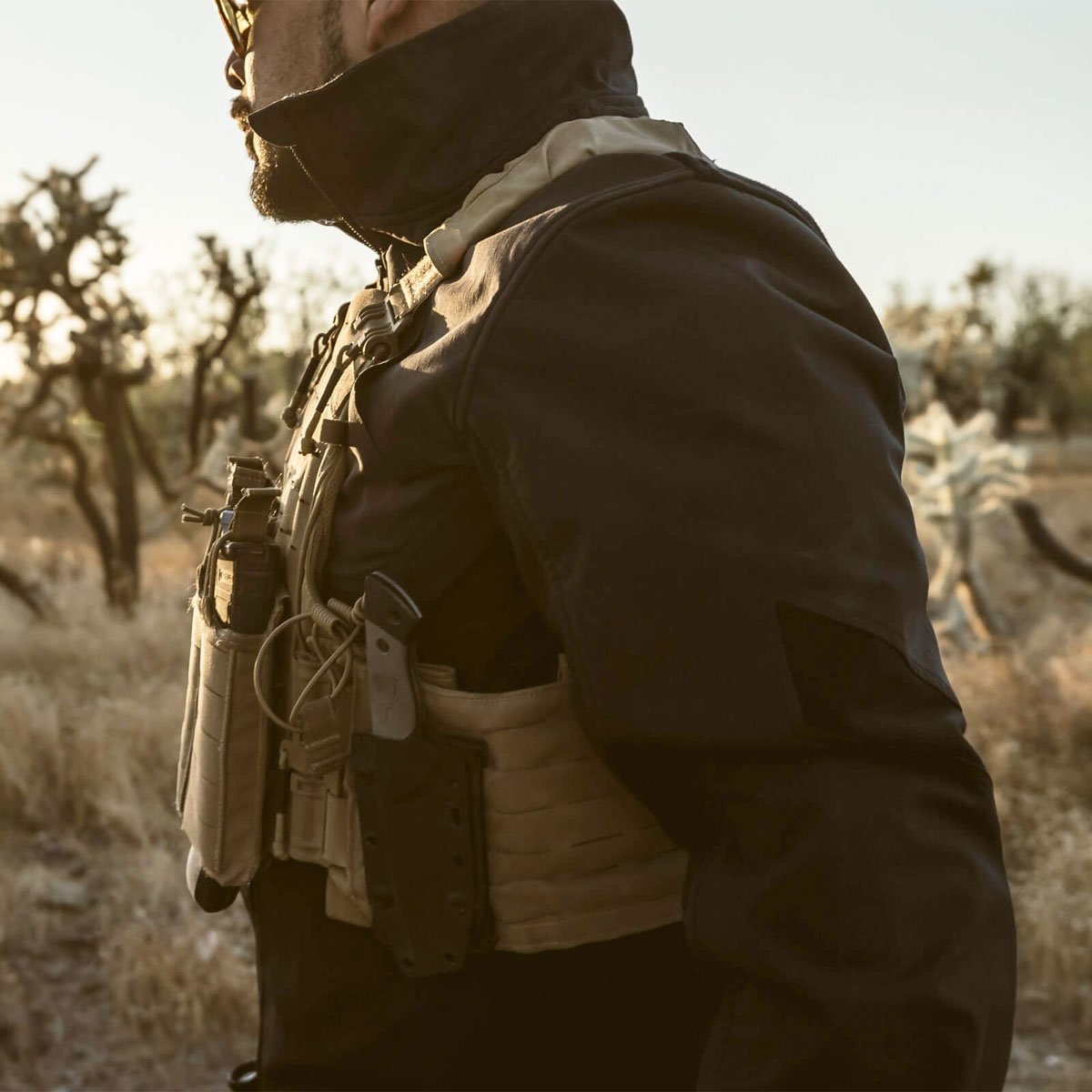 VIKTOS COMBONOVA Softshell Jacket Black Outerwear VIKTOS Tactical Gear Supplier Tactical Distributors Australia