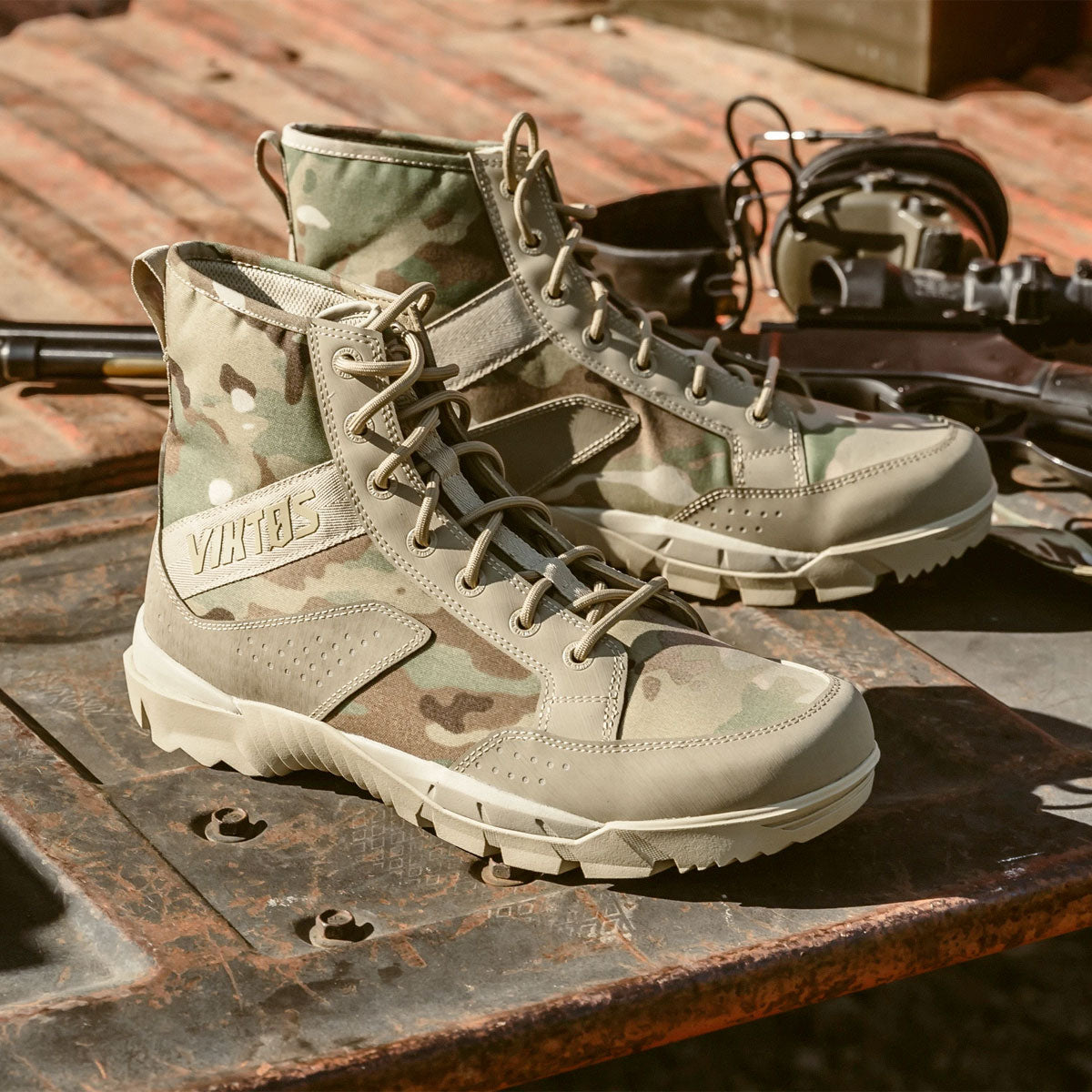 VIKTOS Johnny Combat MC Boot Multicam Footwear VIKTOS Tactical Gear Supplier Tactical Distributors Australia