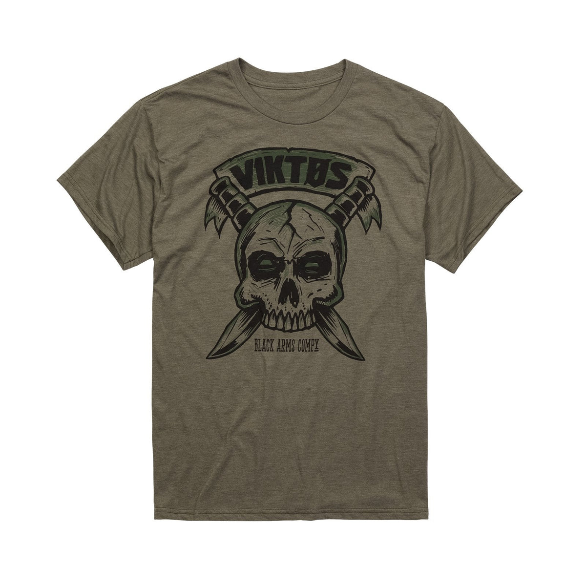 VIKTOS Kbarred Tee Olive Heather Tees VIKTOS Tactical Gear Supplier Tactical Distributors Australia