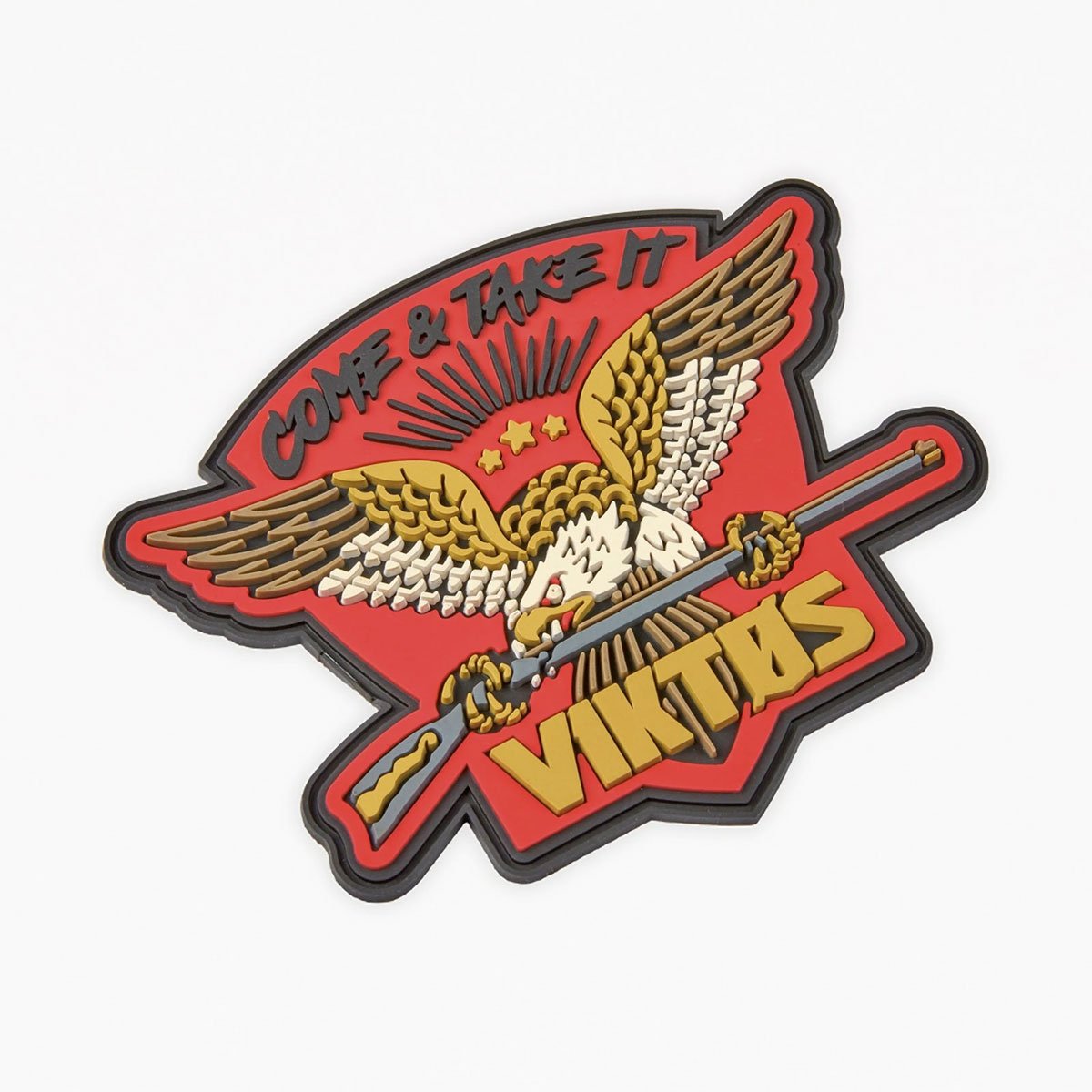 VIKTOS Long Rifle Moralpha Patch Morale Patches VIKTOS Red Tactical Gear Supplier Tactical Distributors Australia