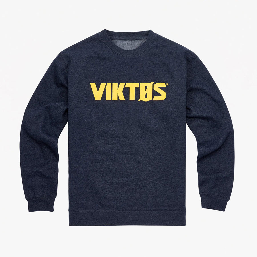 VIKTOS OGV Crew Fleece Navy Heather Shirts VIKTOS Small Tactical Gear Supplier Tactical Distributors Australia