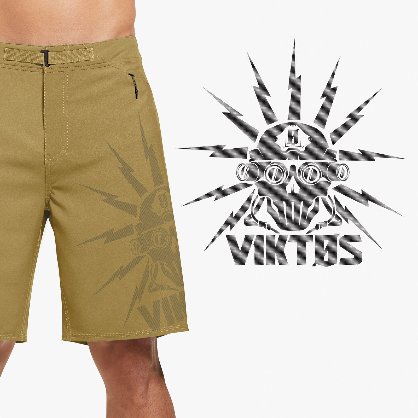 VIKTOS PTXF GYMSWYM Foureyes Shorts Coyote Shorts VIKTOS Tactical Gear Supplier Tactical Distributors Australia
