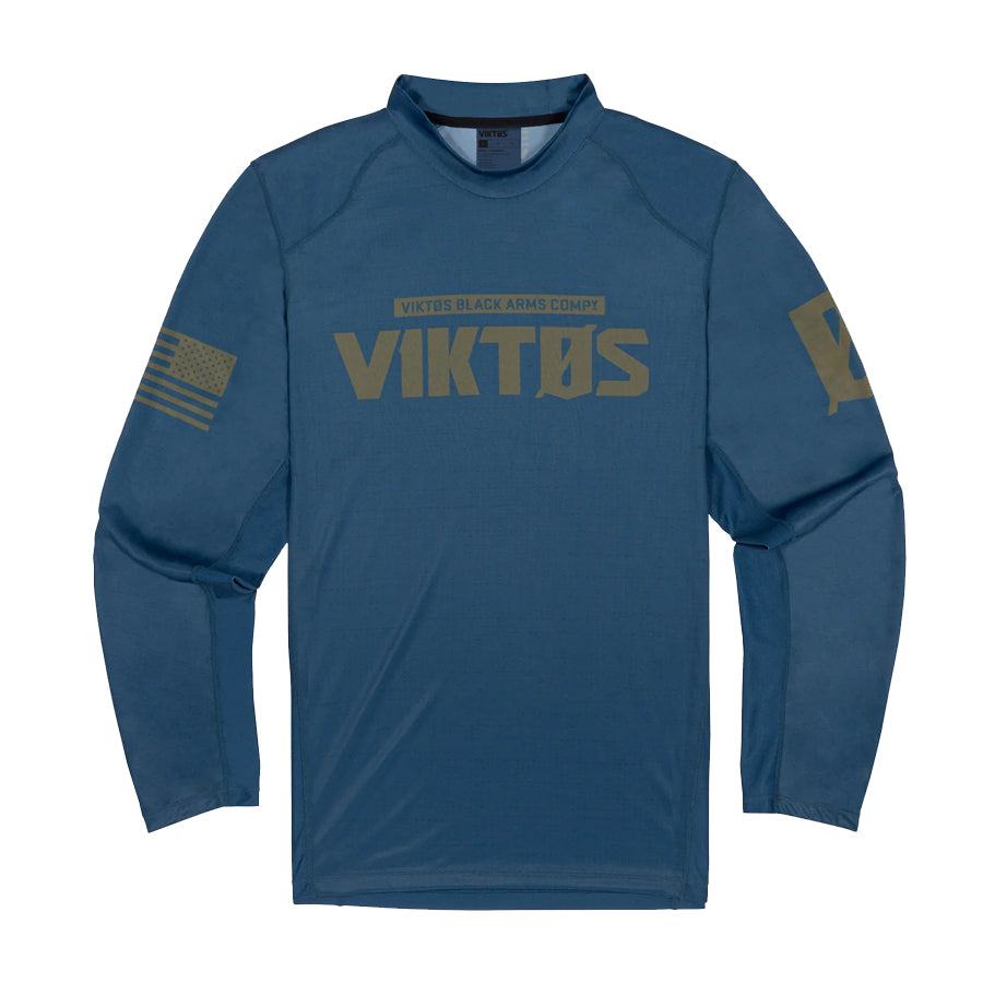 VIKTOS Range Trainer Sunblock Jersey Shirts VIKTOS Blue Extra Small Tactical Gear Supplier Tactical Distributors Australia