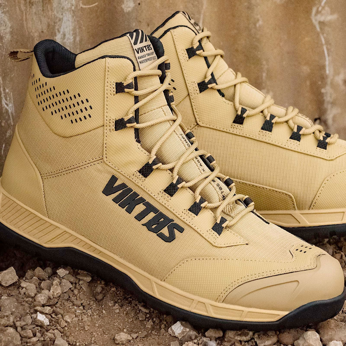 VIKTOS Range Trainer Waterproof Boot Coyote Footwear VIKTOS Tactical Gear Supplier Tactical Distributors Australia